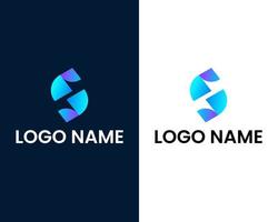 buchstabe s moderne logo-design-vorlage vektor