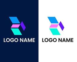 Buchstabe s und c Logo-Design-Vorlage vektor