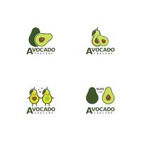 avokado vektor ikon illustration design