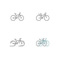 cykel ikon vektor formgivningsmall