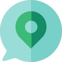 gps-standort handy app schaltflächensymbol vektor