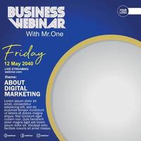 webinar business digitales online-banner vektor