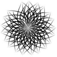 mönster bakgrund från geometriska former, svart och vitt vektor