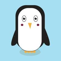 pingvin vektor tecknad platt design djur
