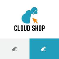 cloud shop mobiles online-shopping negatives raumlogo vektor