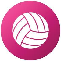 Volleyball-Symbolstil vektor