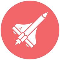 Space-Shuttle-Icon-Stil vektor