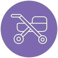 Kinderwagen-Icon-Stil vektor