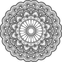 Mandala-Design zum Ausmalen vektor