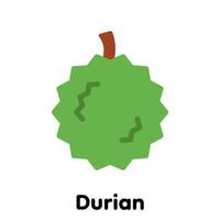 Durian-Symbol. vektor