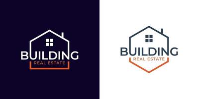 kreativa logotyper för att bygga hus för fastigheter och fastigheter vektor