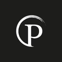 p-Logo-Design kostenlose Vektordatei vektor