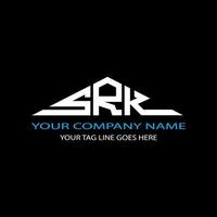 srk letter logotyp kreativ design med vektorgrafik vektor
