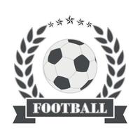 fotboll emblem illustration. vektor