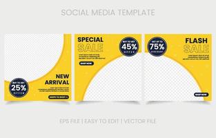 Banner-Promo-Set Social Media vektor