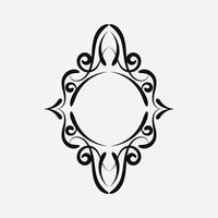 Vektor-Logo-Design-Vorlage - abstraktes Symbol im dekorativen arabischen Stil - Emblem für Luxusprodukte, Hotels, Boutiquen, Schmuck, orientalische Kosmetik, Restaurants, Geschäfte und Läden vektor