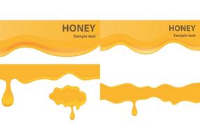 Honey Drip Banner Vektoren