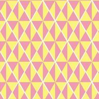 triangel geometriska bakgrundsmönster gul rosa vektor