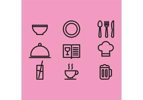 Küchenartikel Vector Icons