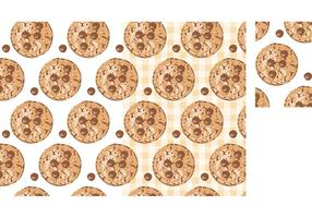 Free Vector Chocolate Chip Cookies Nahtlose Muster