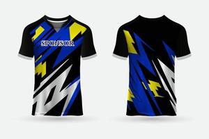 moderner Sport-Trikot-Design-Vektor und T-Shirt-Vorlage Sport-Design-Hintergrund. vektor