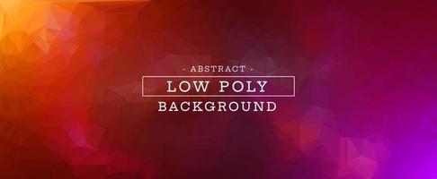abstrakter Low-Poly-Hintergrundbildvektor vektor