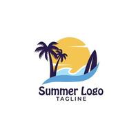 Urlaub Sommer-Logo vektor