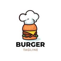 burger logotyp design vektor