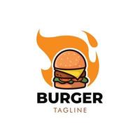 Burger Logo Design vektor