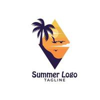 Urlaub Sommer-Logo vektor