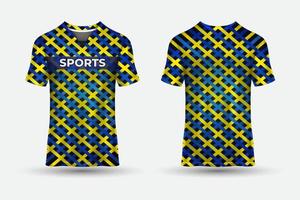 wunderbares und unglaubliches T-Shirt Sport abstraktes Trikot geeignet für Rennen, Fußball, Gaming, Motocross, Gaming, Radfahren. vektor