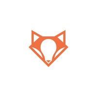 Wolfskopf-Logo-Design-Vektor. vektor