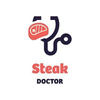 Steak-Doktor-Logo vektor