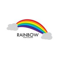 Regenbogen-Vektor-Symbol-Illustration vektor