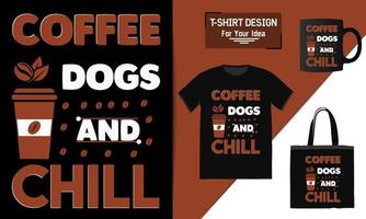 Kaffee-T-Shirt-Design Kaffee-Vektor Kaffee-Liebhaber-T-Shirt Kaffee vektor