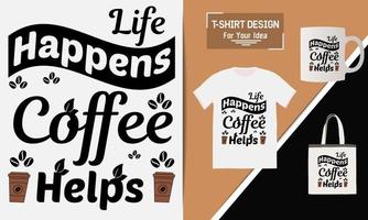 kaffe t-shirt design kaffe vektor kaffe älskare t-shirt kaffe