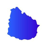 uruguay karte illustriert vektor