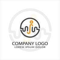 modernes Logo-Branding-Design vektor