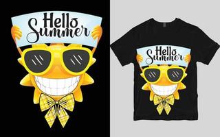 Sommer-T-Shirt-Design vektor