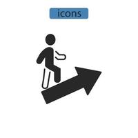 förbättra ikoner symbol vektorelement för infographic webben vektor