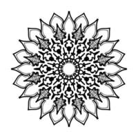 handgezeichnetes Mandala. dekoration in ethnischer orientalischer gekritzelverzierung. vektor