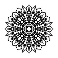 handgezeichnetes Mandala. dekoration in ethnischer orientalischer gekritzelverzierung. vektor