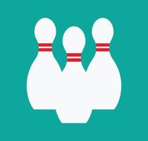 bowling ikon vektor logotyp formgivningsmall