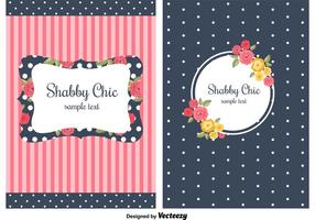 Shabby Chic stil bakgrunder vektor