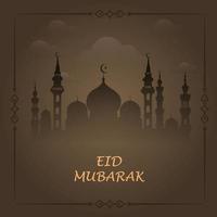 eid mubarak vektor, ramadan önskar. arabisk islamisk bakgrund. ramadan kareem. eid mubarak. inlägg på sociala medier, bannermall för sociala medier, vektor