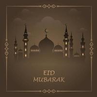 eid mubarak vektor, ramadan wünschen. Arabischer islamischer Hintergrund. Ramadan Kareem. Eid Mubarak. Social-Media-Beiträge, Social-Media-Banner-Vorlage, vektor