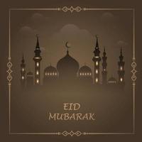 eid mubarak vektor, ramadan önskar. arabisk islamisk bakgrund. ramadan kareem. eid mubarak. inlägg på sociala medier, bannermall för sociala medier, vektor