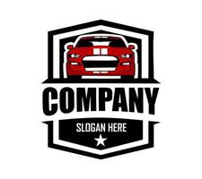 Muscle-Car. Logo. Vektor isoliert