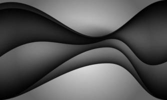 abstraktes graues schwarzes Schattenkurvenüberschneidungsdesign moderner futuristischer Hintergrundvektor vektor