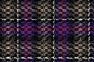 rutigt mönster sömlös vektor. mörk texturerad tartan kontrollera bakgrund vektor